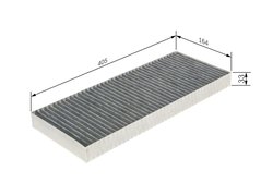 Filtru aer habitaclu BOSCH 1 987 435 555