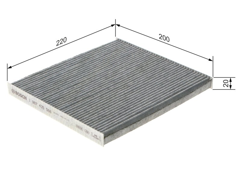 Filtru aer habitaclu BOSCH 1 987 435 566