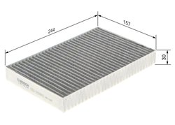Filtru aer habitaclu BOSCH 1 987 435 569