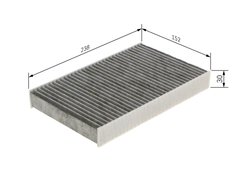 Filtru aer habitaclu BOSCH 1 987 435 574