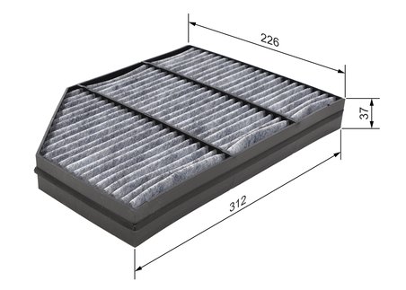 Filtru aer habitaclu BOSCH 1 987 435 576
