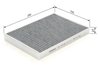 FILTRU AER HABITACLU BOSCH 1 987 435 580 - Compatibil cu CHEVROLET, OPEL, VAUXHALL