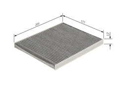 Filtru aer habitaclu BOSCH 1 987 435 583