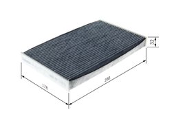 Filtru aer habitaclu BOSCH 1 987 435 591