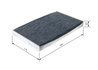Filtru aer habitaclu BOSCH 1 987 435 591