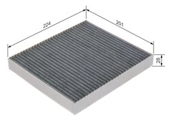 Filtru aer habitaclu BOSCH 1 987 435 602