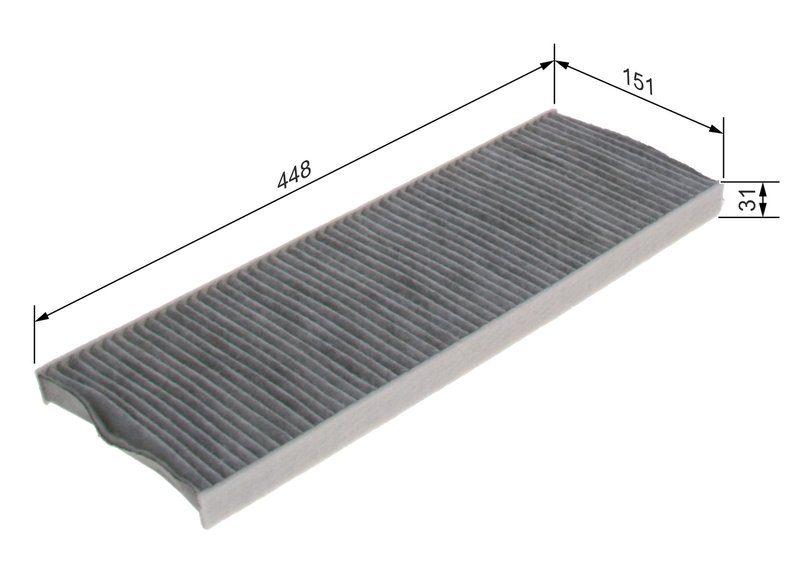 Filtru aer habitaclu BOSCH 1 987 435 606