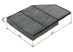 Filtru aer habitaclu BOSCH 1 987 435 603