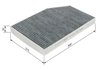 Filtru aer habitaclu BOSCH 1 987 435 604