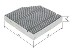 Filtru aer habitaclu BOSCH 1 987 435 617