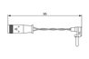 SENZOR AVERTIZARE UZURA PLACUTE FRANA BOSCH 1 987 473 070 - Compatibil cu MAYBACH, MERCEDES-BENZ, MERCEDES-BENZ (BBDC)