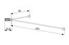 SENZOR AVERTIZARE UZURA PLACUTE FRANA BOSCH 1 987 473 558 - Compatibil cu MERCEDES-BENZ