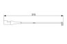 SENZOR AVERTIZARE UZURA PLACUTE FRANA BOSCH 1 987 473 572 - Compatibil cu FORD