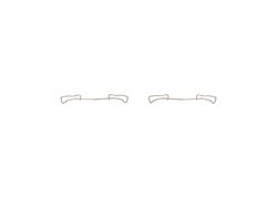 SET ACCESORII PLACUTE FRANA BOSCH 1 987 474 213 - Compatibil cu FORD, FORD AUSTRALIA, RENAULT