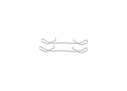 Set accesorii placute frana BOSCH 1 987 474 241