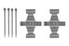 Set accesorii placute frana BOSCH 1 987 474 338
