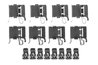 SET ACCESORII PLACUTE FRANA BOSCH 1 987 474 468 - Compatibil cu LEXUS, MAZDA, SUZUKI, TOYOTA