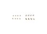 SET ACCESORII PLACUTE FRANA BOSCH 1 987 474 468 - Compatibil cu LEXUS, MAZDA, SUZUKI, TOYOTA