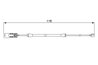 SENZOR AVERTIZARE UZURA PLACUTE FRANA BOSCH 1 987 474 925 - Compatibil cu BMW