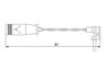SENZOR AVERTIZARE UZURA PLACUTE FRANA BOSCH 1 987 474 966 - Compatibil cu MERCEDES-BENZ, MERCEDES-BENZ (BBDC)