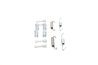 SET ACCESORII SABOTI FRANA BOSCH 1 987 475 306 - Compatibil cu AUDI, BMW, LAND ROVER, MERCEDES-BENZ, PORSCHE, VW