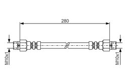 Furtun frana BOSCH 1 987 476 234
