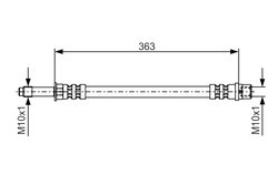 FURTUN FRANA BOSCH 1 987 476 295 - Compatibil cu MERCEDES-BENZ, VW