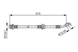 FURTUN FRANA BOSCH 1 987 476 363 - Compatibil cu NISSAN