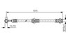 Furtun frana BOSCH 1 987 476 376