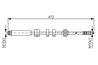 Furtun frana BOSCH 1 987 476 769
