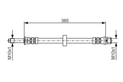 Furtun frana BOSCH 1 987 476 851