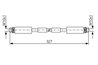 FURTUN FRANA BOSCH 1 987 476 856 - Compatibil cu AUDI, VW