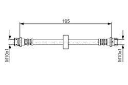 Furtun frana BOSCH 1 987 476 884
