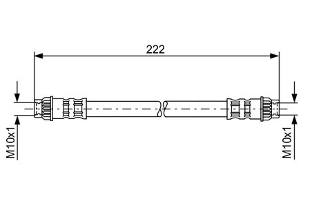 Furtun frana BOSCH 1 987 476 914