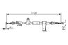 CABLU FRANA DE MANA BOSCH 1 987 477 112 - Compatibil cu ALFA ROMEO