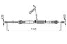 CABLU FRANA DE MANA BOSCH 1 987 477 177 - Compatibil cu FORD, FORD AUSTRALIA