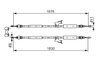 CABLU FRANA DE MANA BOSCH 1 987 477 202 - Compatibil cu VOLVO, VOLVO (CHANGAN)