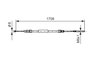 CABLU FRANA DE MANA BOSCH 1 987 477 531 - Compatibil cu BMW, BMW (BRILLIANCE)
