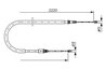 CABLU FRANA DE MANA BOSCH 1 987 477 652 - Compatibil cu RENAULT
