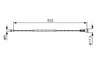 CABLU FRANA DE MANA BOSCH 1 987 477 661 - Compatibil cu HOLDEN, OPEL, VAUXHALL