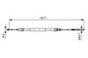 CABLU FRANA DE MANA BOSCH 1 987 477 694 - Compatibil cu BMW