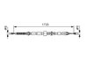 CABLU FRANA DE MANA BOSCH 1 987 477 734 - Compatibil cu FORD, FORD (CHANGAN)