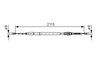 CABLU FRANA DE MANA BOSCH 1 987 477 775 - Compatibil cu CITROEN, PEUGEOT