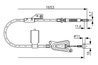 CABLU FRANA DE MANA BOSCH 1 987 477 915 - Compatibil cu NISSAN