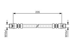 FURTUN FRANA BOSCH 1 987 481 008 - Compatibil cu MERCEDES-BENZ, VW