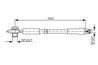 FURTUN FRANA BOSCH 1 987 481 091 - Compatibil cu AUDI