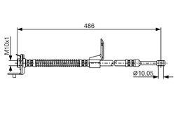 FURTUN FRANA BOSCH 1 987 481 372 - Compatibil cu HYUNDAI