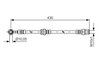 FURTUN FRANA BOSCH 1 987 481 384 - Compatibil cu CHEVROLET, DAEWOO