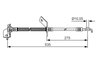 FURTUN FRANA BOSCH 1 987 481 414 - Compatibil cu HYUNDAI, KIA