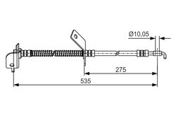 FURTUN FRANA BOSCH 1 987 481 415 - Compatibil cu HYUNDAI, KIA